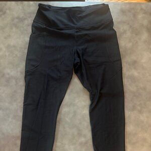 Old Navy Black High Waisted Power Soft Athletic Pant
